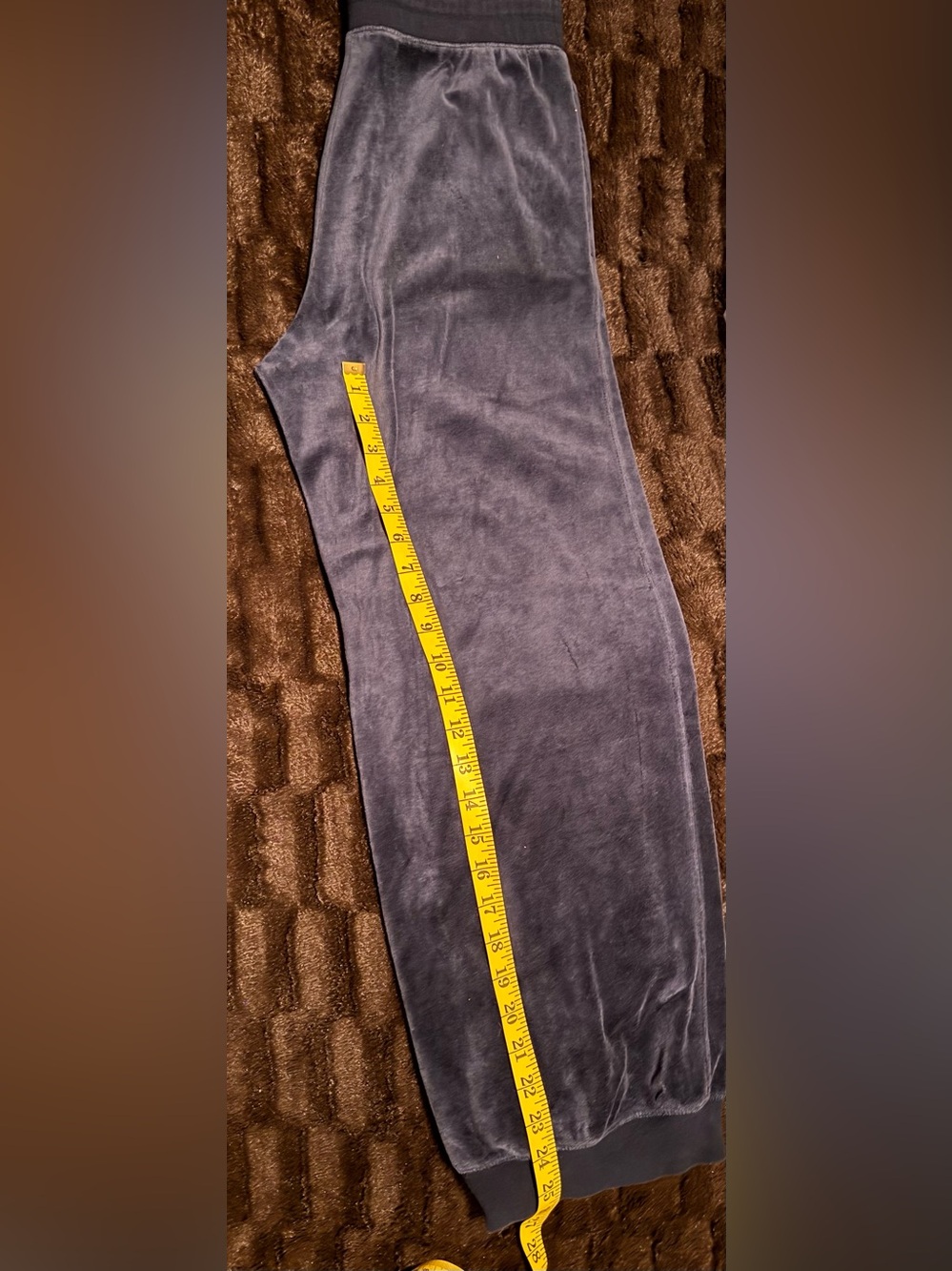 JCREW XS Plush Navy Blue Velour Hoodie & Joggers Set - Picture 6 of 14